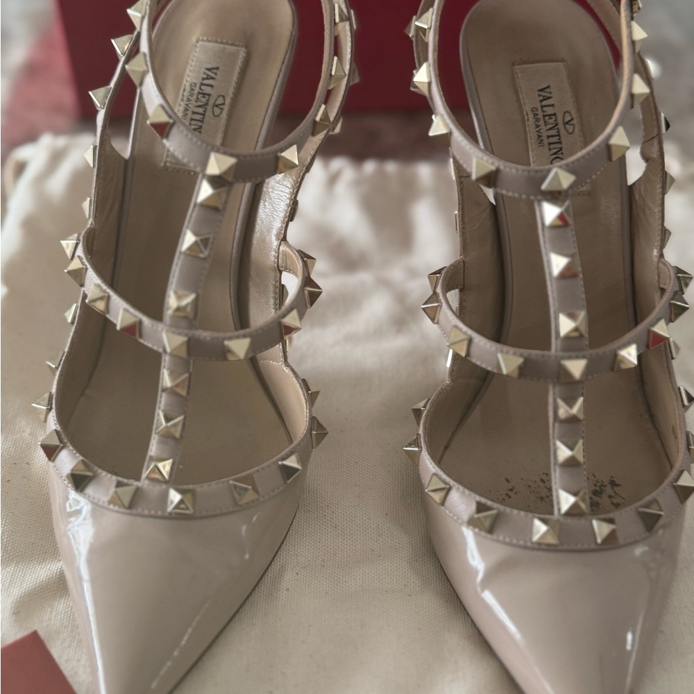 Valentino Red Ankle Strap Heels